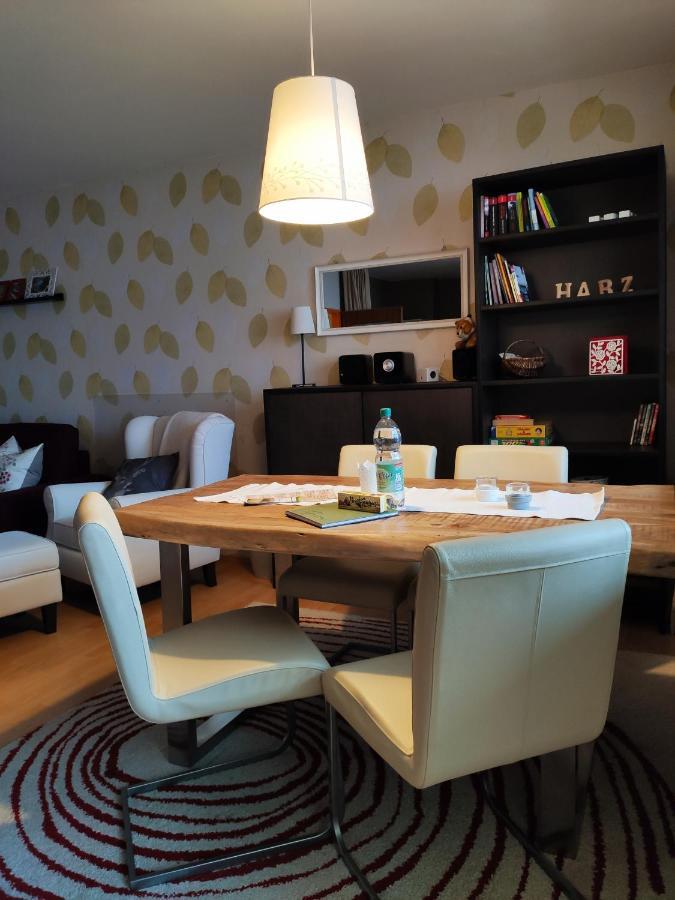 Ferienwohnung Harzluchs Mit Balkon, Netflix Und Sauna Im Haus Гогеґайс Екстер'єр фото