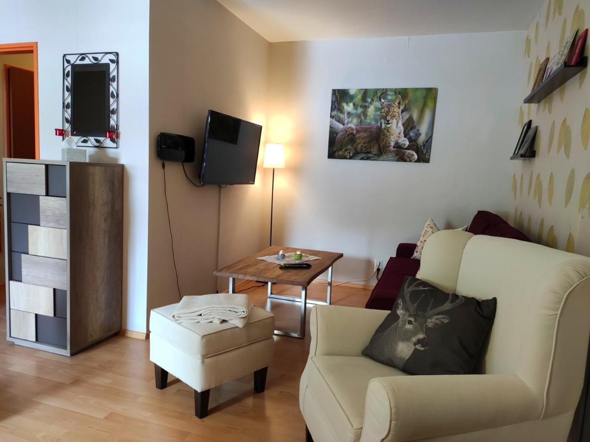 Ferienwohnung Harzluchs Mit Balkon, Netflix Und Sauna Im Haus Гогеґайс Екстер'єр фото